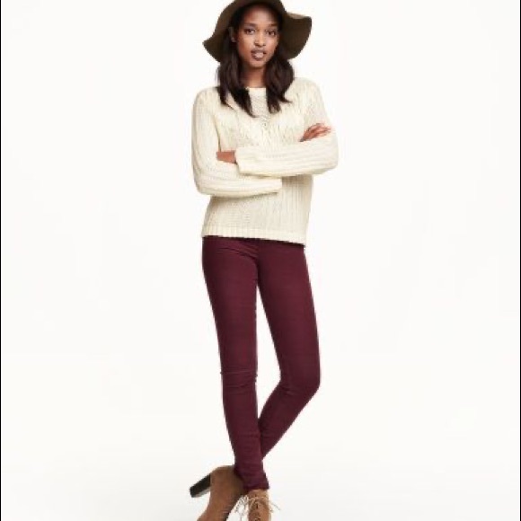 Burgundy H&M Pants - Picture 1 of 2